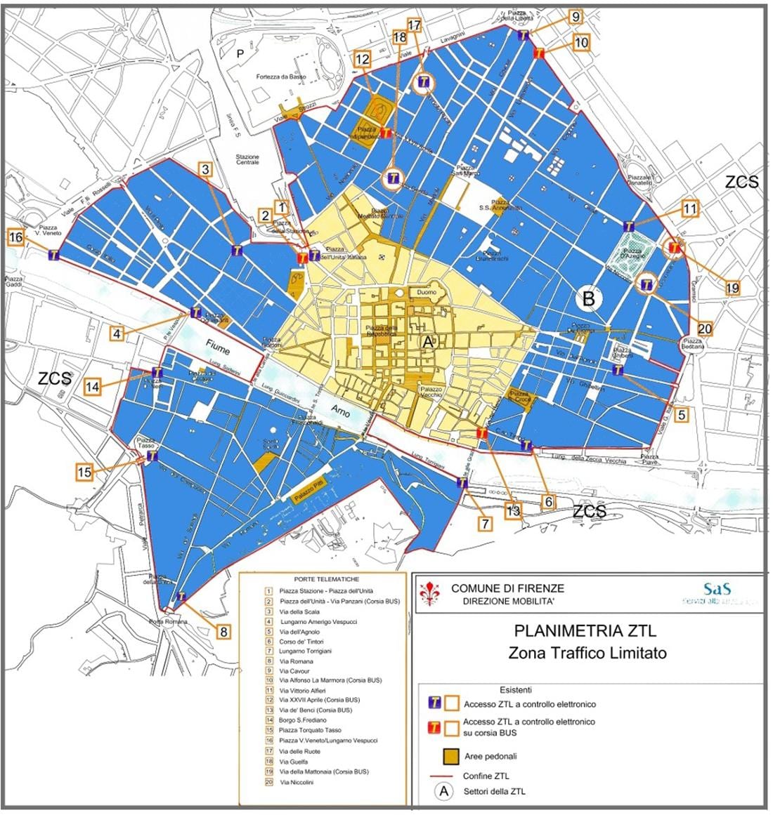 mapa de milão ztl zona