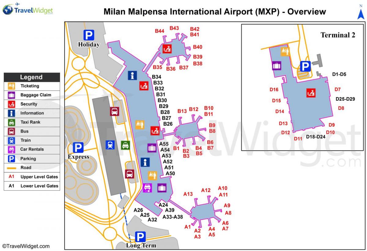 mapa de milão, aeroportos e estações de trem