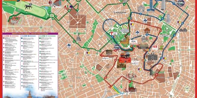 Mapa da casa de milão