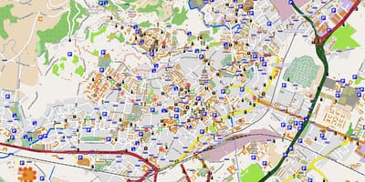 Mapa de milão bergamo