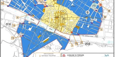 Mapa de milão ztl zona