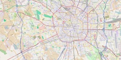 Mapa de milão rogoredo estação de comboios